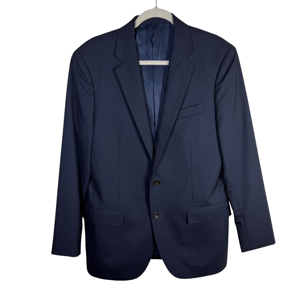 J.Crew Ludlow Loro Piana Navy Blue Wool Suit Jacket / Blazer‎ Size 40R